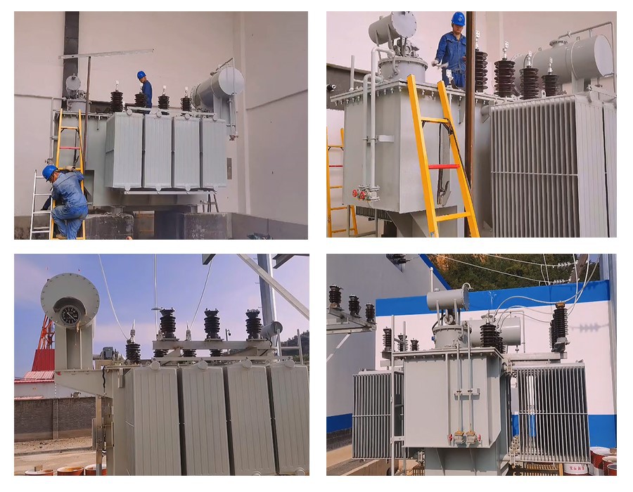 One 12500 KVA and One 8000 KVA Transformer were Installed 3